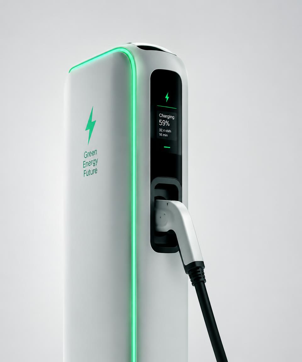 Carregador moderno para veículos elétricos